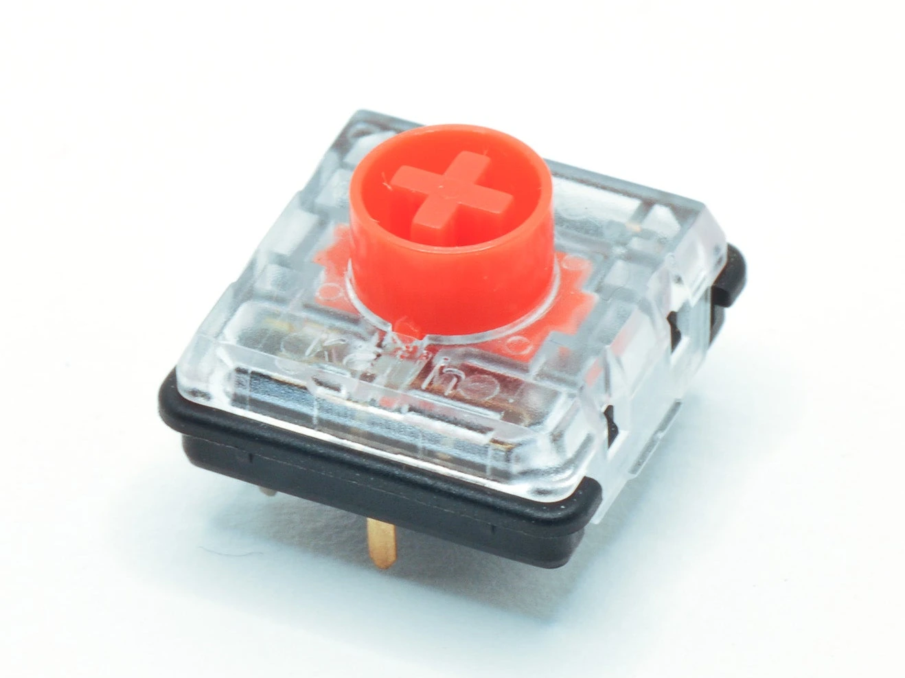 メカニカルスイッチの例：Kailh Choc V2 赤軸