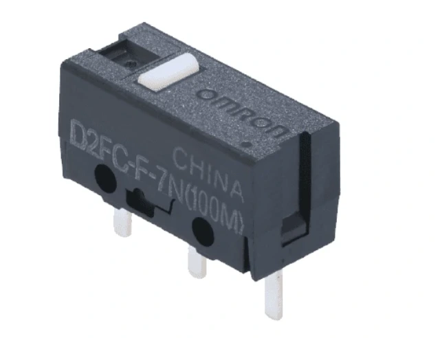 マイクロスイッチの例：オムロン D2FC-F-7N